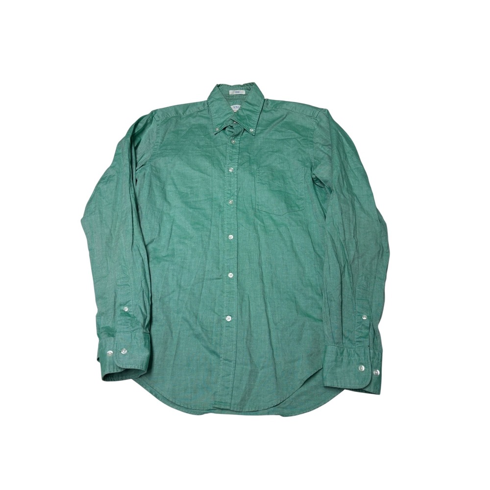 Gant Yale Co-op Archive Oxford Shirt Mens Small Green Button Down Cotton
